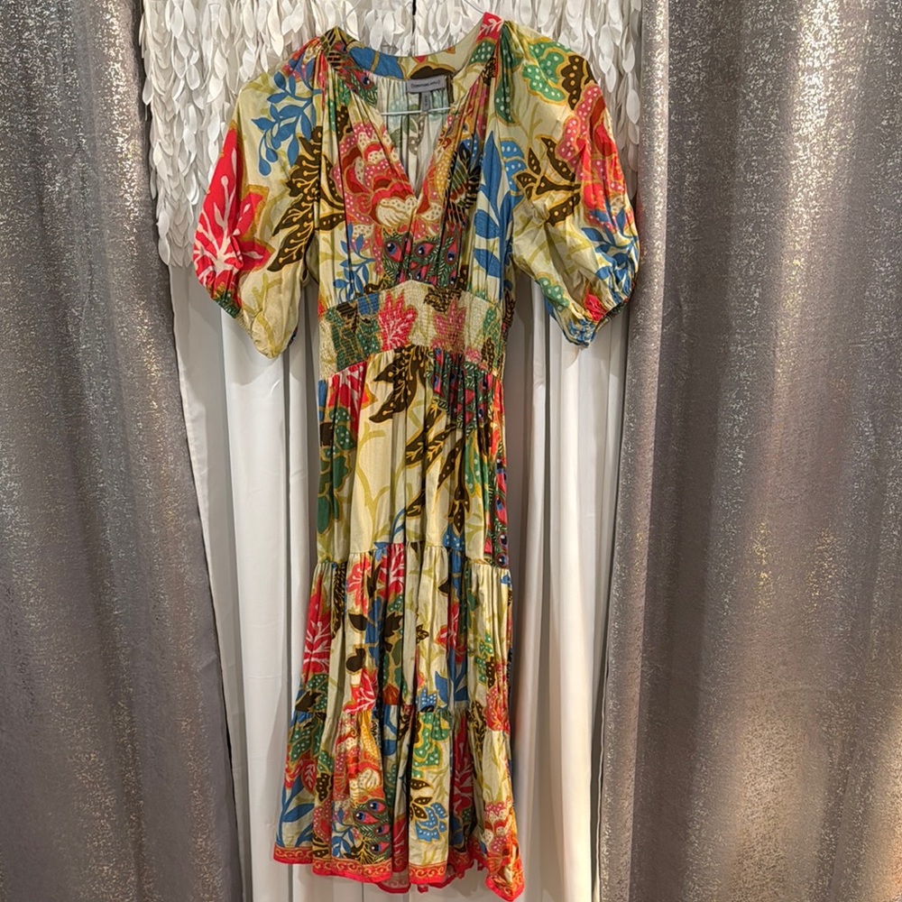 Anthropologie: conditions apply Floral Multicolor Dress